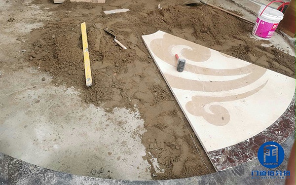 自動門或旋轉門門區地面改造施工流程介紹