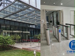 保養案例丨百度大廈寶盾速通門、旋轉門維保服務