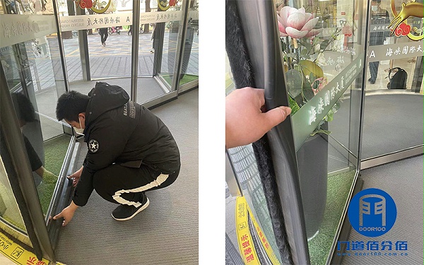 北京西城區(qū)大廈進出口多瑪兩翼門安全巡檢