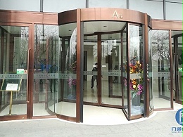 北京某大廈圣維兩翼自動旋轉門保養檢測服務案例