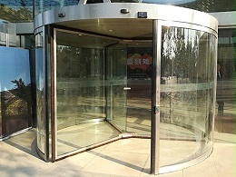 北京軟件園卡巴自動三翼旋轉門保養服務案例