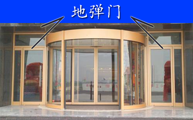 旋轉門門區玻璃邊門地彈簧調節方法