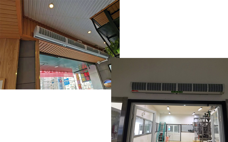 風幕機安裝技術方案