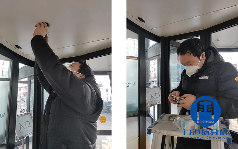 案例丨自動旋轉門照明燈維修更換項目