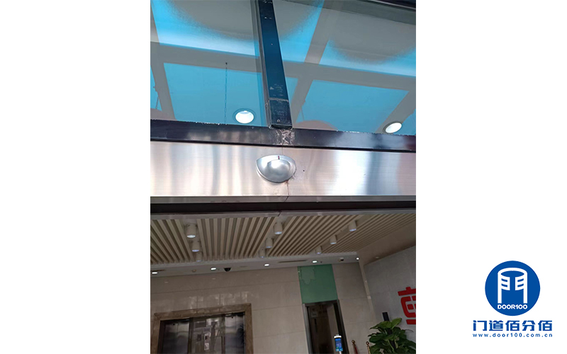 平移式自動門開門感應器維修更換實例分享