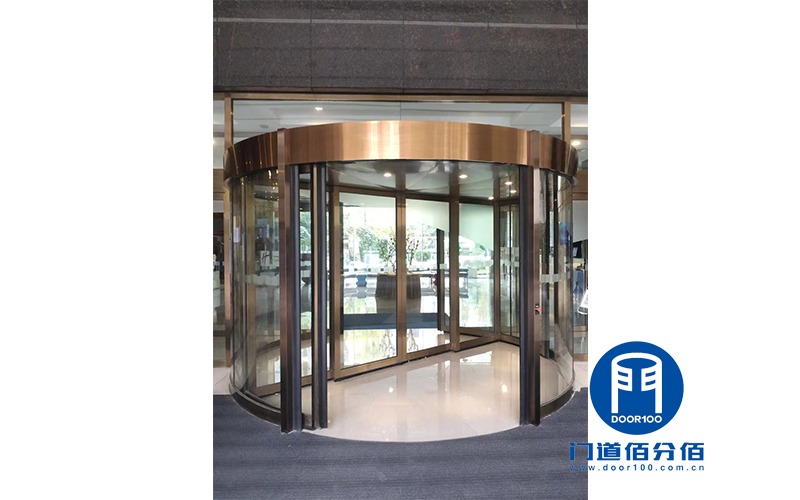 旋轉門異響故障與邊門地彈簧更換服務