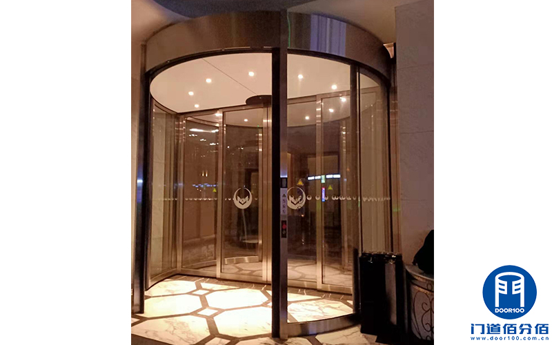 上海黃浦區某酒店兩翼自動旋轉門維護保養服務